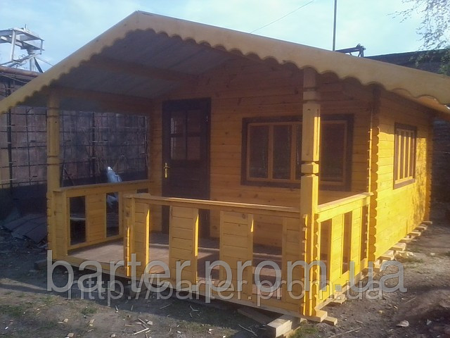 Дом из термомодифицированного бруса 24 м2 Thermo Wooden House 001. Кредитование строительства деревянных домов - фото 9 - id-p11572350