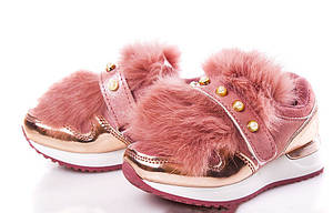 Кросівки рожеві на дівчинку бренда Clibee Розмір 26