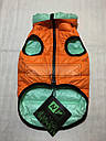 Куртка Airy Vest Lumi XS 30 світний жилет салатово-жовтогарячий одяг для собак, фото 9