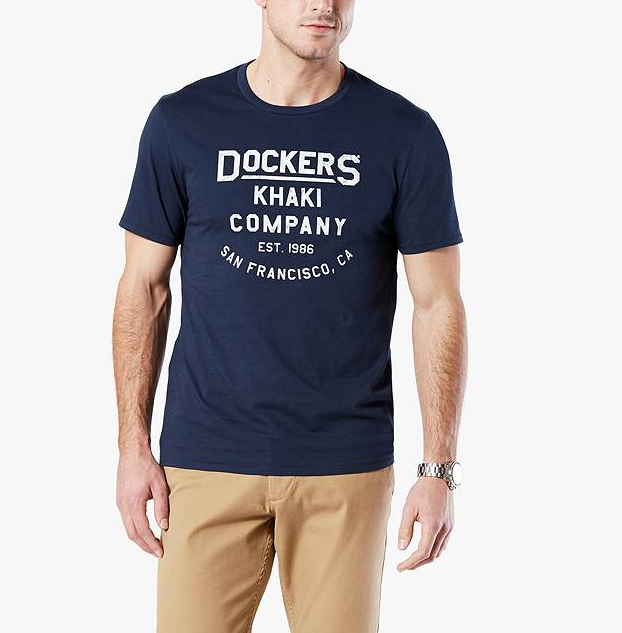 Чоловіча футболка Dockers - Navy Graphic