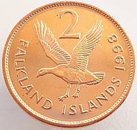 Фолклендские острова 2 пенса 1998