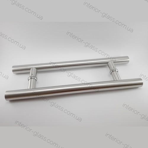 Ручка трубчатая HDL-633 (L=450 мм, м/о 300 мм) для стеклянных дверей - фото 1 - id-p107121095