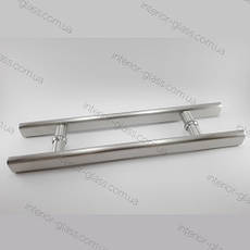 Ручка трубчаста (еліпс) ST-635 (L=800 мм, м/о 500 мм) для скляних дверей