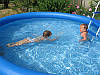 Надувний сімейний басейн 244х76 см Easy Set Intex 28110 Басейн, фото 3