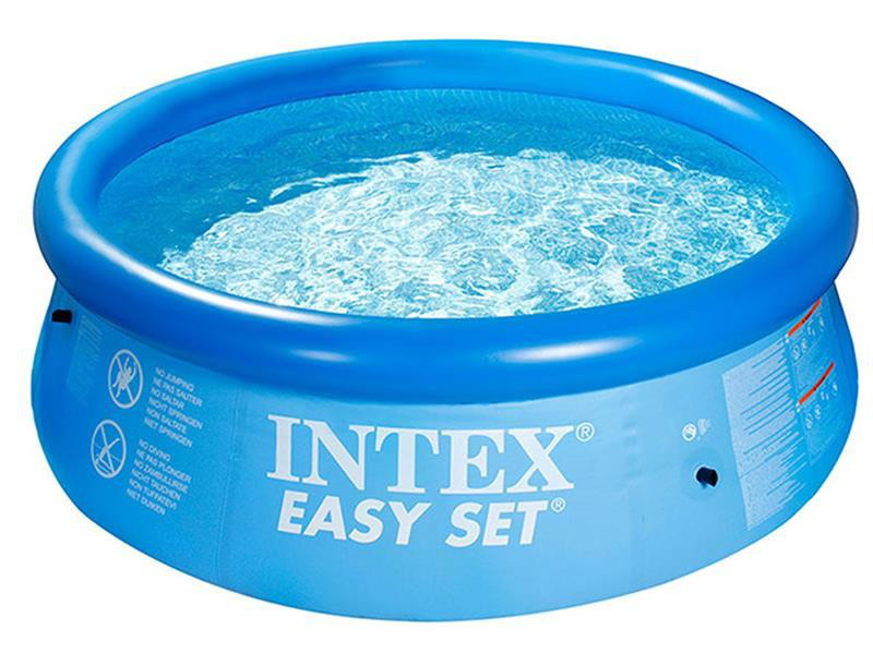 Надувний сімейний басейн 244х76 см Easy Set Intex 28110 Басейн