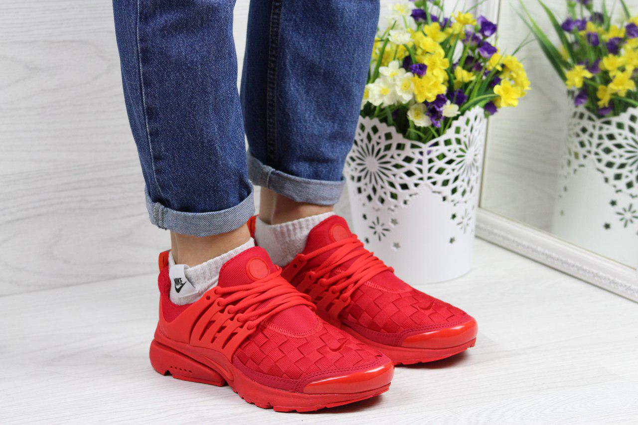 Жіночі кросівки Nike Air Presto TP QS (червоні), ТОП-репліка