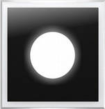 Світильник LED декоративний BRILLANZA BZО, чорний, холодний білий, фото 2