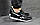 Чоловічі кросівки Reebok (чорні з білим), ТОП-репліка, фото 5