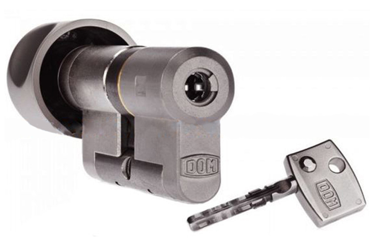 Dom Diamant 144мм 72x72 ключ-тумблер нікель (Німеччина)