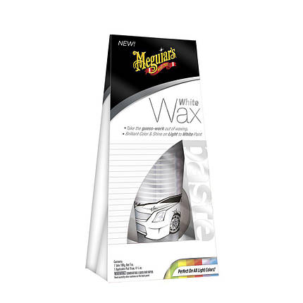 Віск для білих автомобілів - Meguiar's White Wax 198 г. (G6107), фото 1
