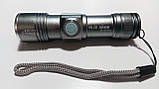 Компактний ліхтар Police / Bailong BL-SY-912 XPE, вбудований акумулятор, зарядка від USB, zoom, фото 7