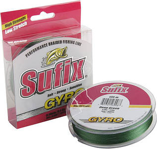 Шнур Sufix Gyro Braid 100 м Green 0,21 мм 9,1 кг