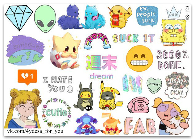 Stickers Pack #123