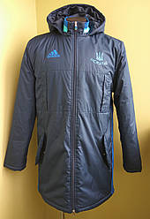 Утеплена футбольна куртка в стилі Adidas Condivo 16 Stadium Jacket.