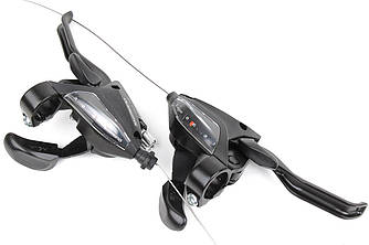 Моноблоки велосипедні Shimano ST-EF500 3/8 Altus/Acera