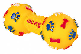 Іграшка для собак Гантель вініл Лапки 15 см Trixie