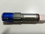 Ліхтар компактний Police/Bailong BL-517-XPE (BL-818-XPE), акумулятор вбудований, заряджання від USB, zoom, фото 8