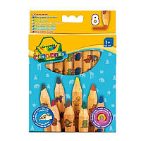 Олівці "Веселі тварини" кольорові, 8 кольорів, Crayola Mini kids крайолу