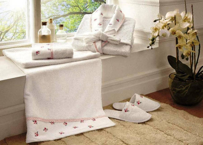 Халат Tivolyo Home PICCOLO рожевий M, фото 1