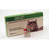 Вакцина живая сухая против калицивироза, вирусного ринотрахеита и панлейкопении кошек с растворителем для
