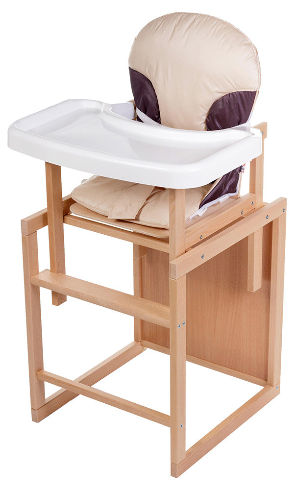 Стільчик - трансформер For Kids Бук-02 світлий пластикова стільниця беж, фото 1