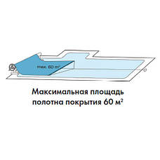 Змотувальний пристрій (ролета) для басейну Vagner 5,4-7,1 м мобільний, фото 5
