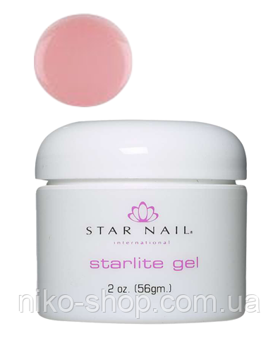 Гель Star Nail Starlite Gel Pink моделі прозоро-розовий, 56 г