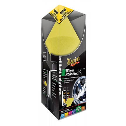 Набір для полірування дисків - Meguiar's Brilliant Solutions Wheel Polishing Kit (G3400), фото 2