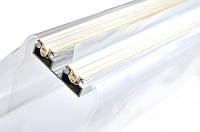 Профіль 2.4м алюмінієвий універсальний подвійний