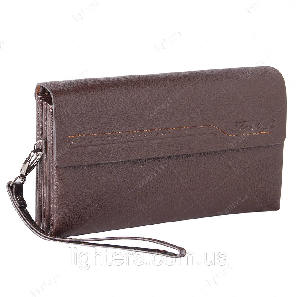 Чоловічий клатч Kaiduch коричневий 54336, фото 1