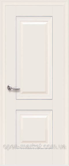 Дверне полотно Імідж Глухе з молдингом Магнолія