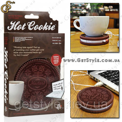 Підтримувач температури напою (не підігрівач) USB Hot Cookie, фото 1