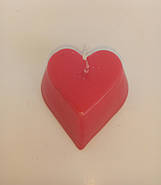 Свічки до Дня Святого Валентина серце 6*6*3, фото 4