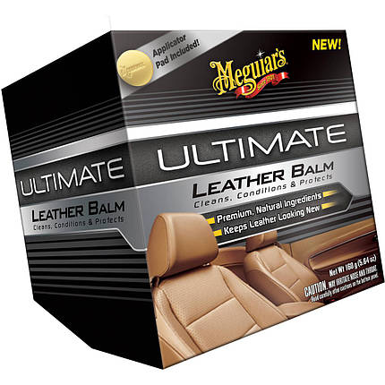 Бальзам 3 в 1 для шкіри - Meguiar's Ultimate Leather Balm 160 г. (G18905), фото 2