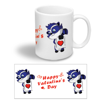 Керамічна чашка "Happy valentine's Day"