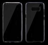 Ультратонкий Двосторонній TPU Чохол Double-sided 0.75 mm Прозорий для Samsung Galaxy S8 Plus / G9550, фото 3