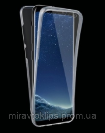 Ультратонкий Двосторонній TPU Чохол Double-sided 0.75 mm Прозорий для Samsung Galaxy S8 Plus / G9550