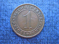 Монета 1 пфенниг Германия 1932 А