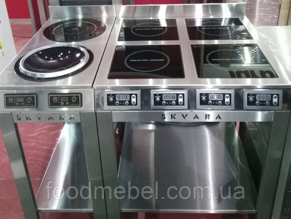 Мультипліта Skvara SMf 6.18 професійна з Hi-Light та індукційною конфорками