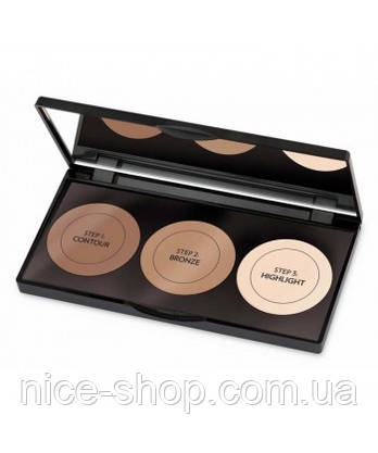 Набір для контурингу обличчя Golden Rose Contour Powder Kit, фото 4