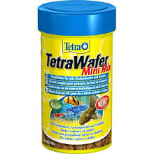 Корм TETRA (Тетра) Wafer Mini Mix для всіх донних риб і ракоподібних, 100 мл