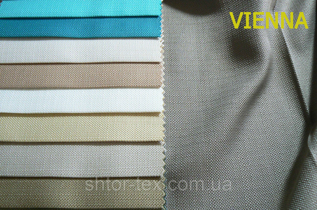 Ткань для штор лен однотонный от компании Shtor-tex