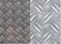 Лист рифленый квинтет стальной 4 мм, 5 мм, 6 мм, металлический, ГОСТ 8568-77, рифленные листы ст металл цена