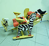 Б/У ЗЕБРА — Реабілітаційне крісло для дітей із ДЦП Zebra Positioning Chair Size 2, фото 9