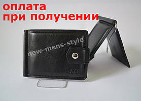Чоловічий шкіряний гаманець портмоне гаманець затиск для грошей J.J.F. купити