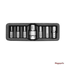 Набір насадок HEX 1/2" 7 од YATO YT-0412