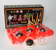 Китайські пілюлі-болюси кульки "Хуей Чжун Дан" препарат для підвищення потенції 5 кульок у пакованні