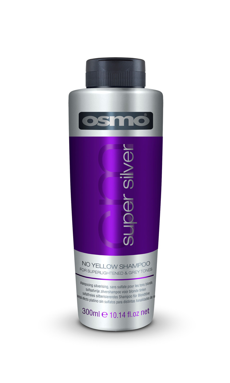 Шампунь суперсеребро нейтралізація жовтого відтінку Osmo super silver no yellow shampoo 300 ml