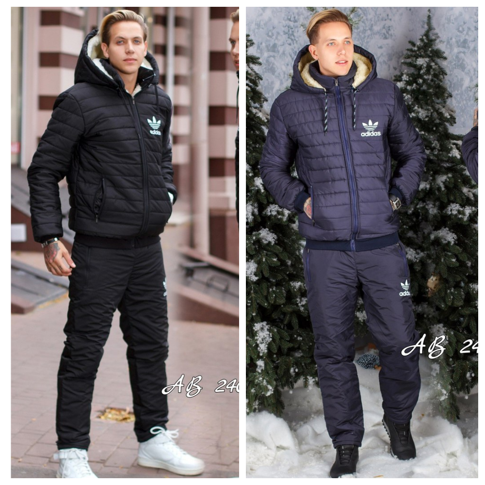 Молодіжний модний зимовий костюм, фото 1