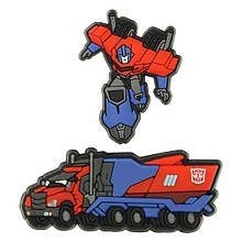 Джибитсы Оригинал, украшения, декоративные штучки для Crocs. Jibbitz Shoe and Clog Charms. Transformers Optimus Prime 2-Pack (2 шт.)